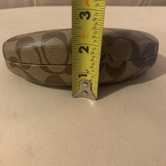 COACH Glasses Case, Signature Clam Shell Hard Case....